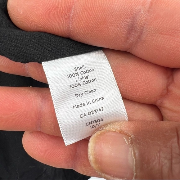 Talbots black sleeveless dress with appliqué size 8 - Picture 9 of 9